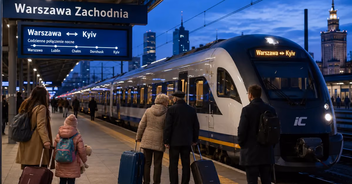 Нові поїзди Київ — Варшава з грудня 2026 року: розклад, квитки та маршрути через Хелм